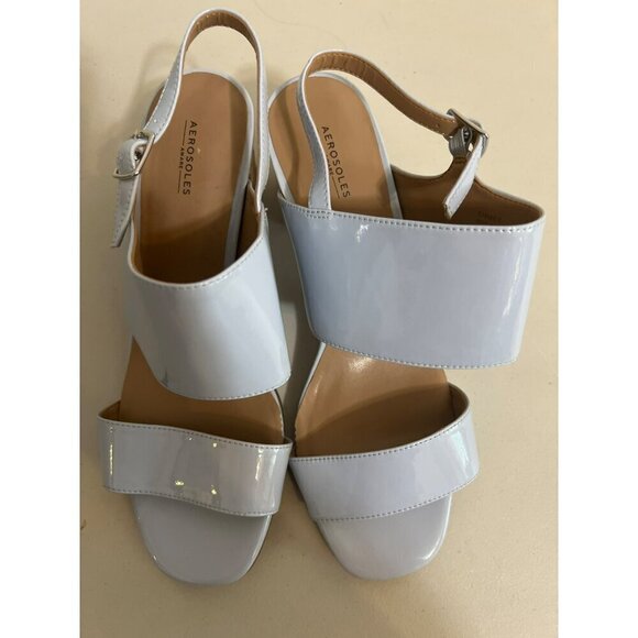 Aerosole Aware Emmex Block Heel Robins Egg Blue Sz 8.5M - Picture 2 of 8